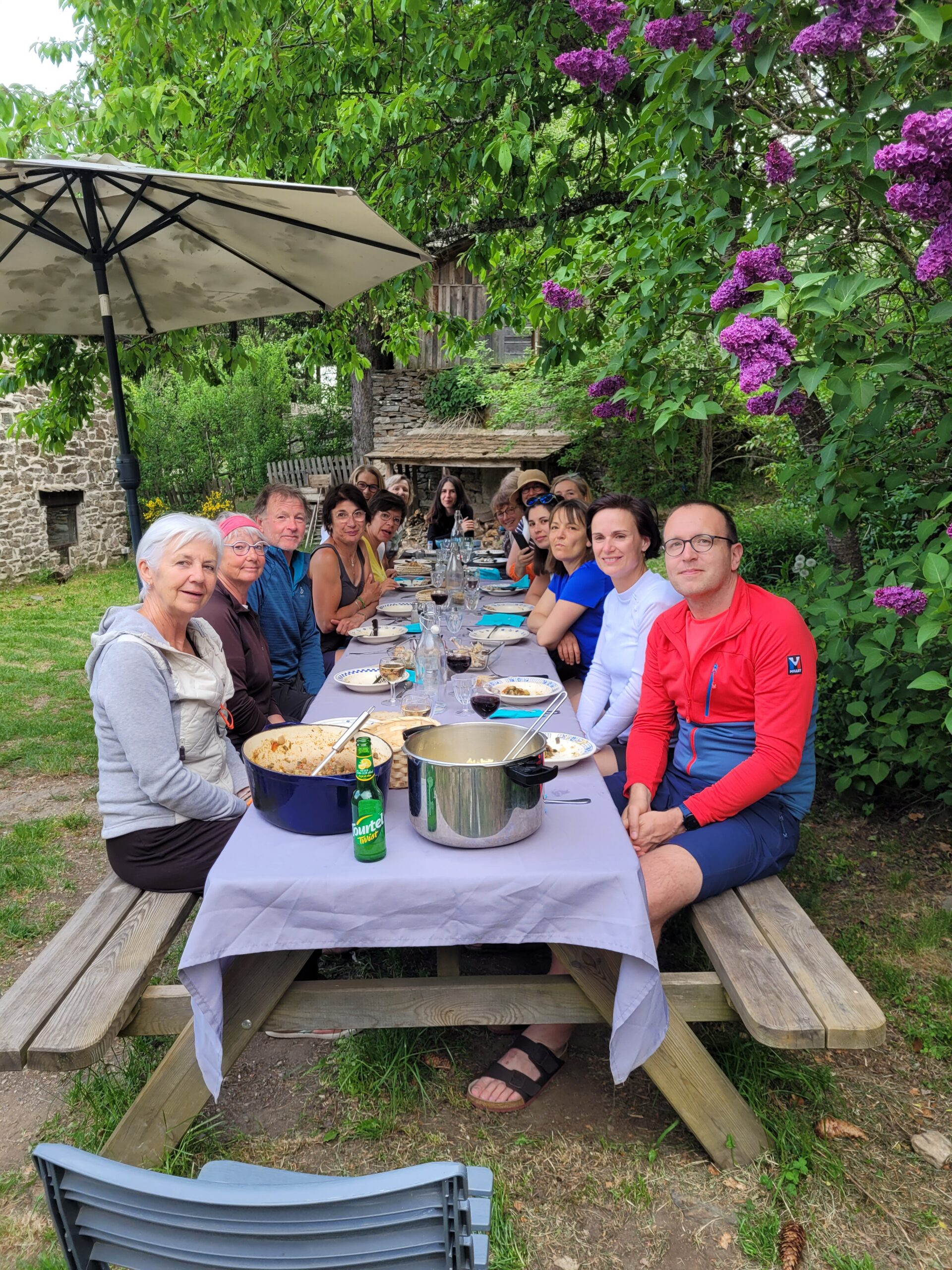 A Table en extérieur